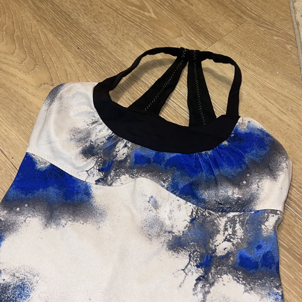 MOVING SALE Lululemon Scoop Me Up Tank - Milky Way Multi Print / Black - Image 5