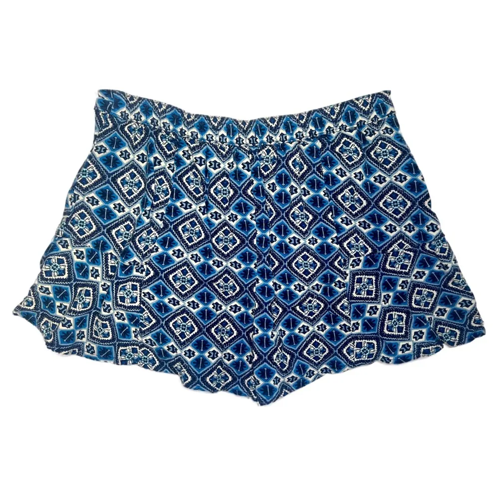 NWOT Blue  Tribal Print Shorts | Lightweight Boho Maximalist Summer - Image 2