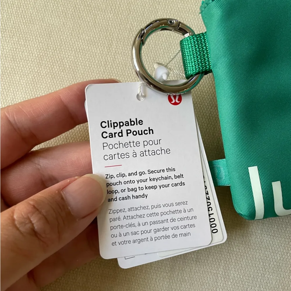 Clippable Card Pouch - Maldives Green/Mint Moment - Image 2