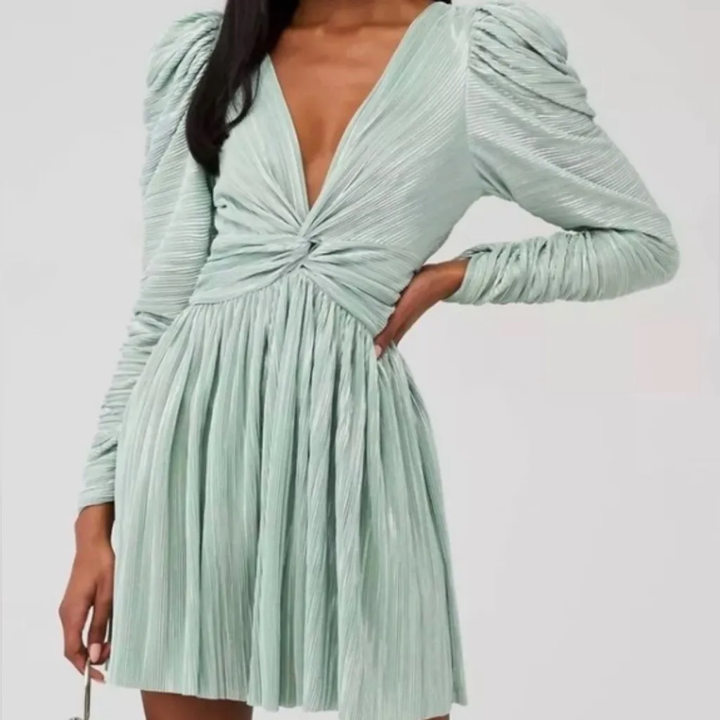 SABINA MUSAYEV MORGANA DRESS Green Size M - Image 3