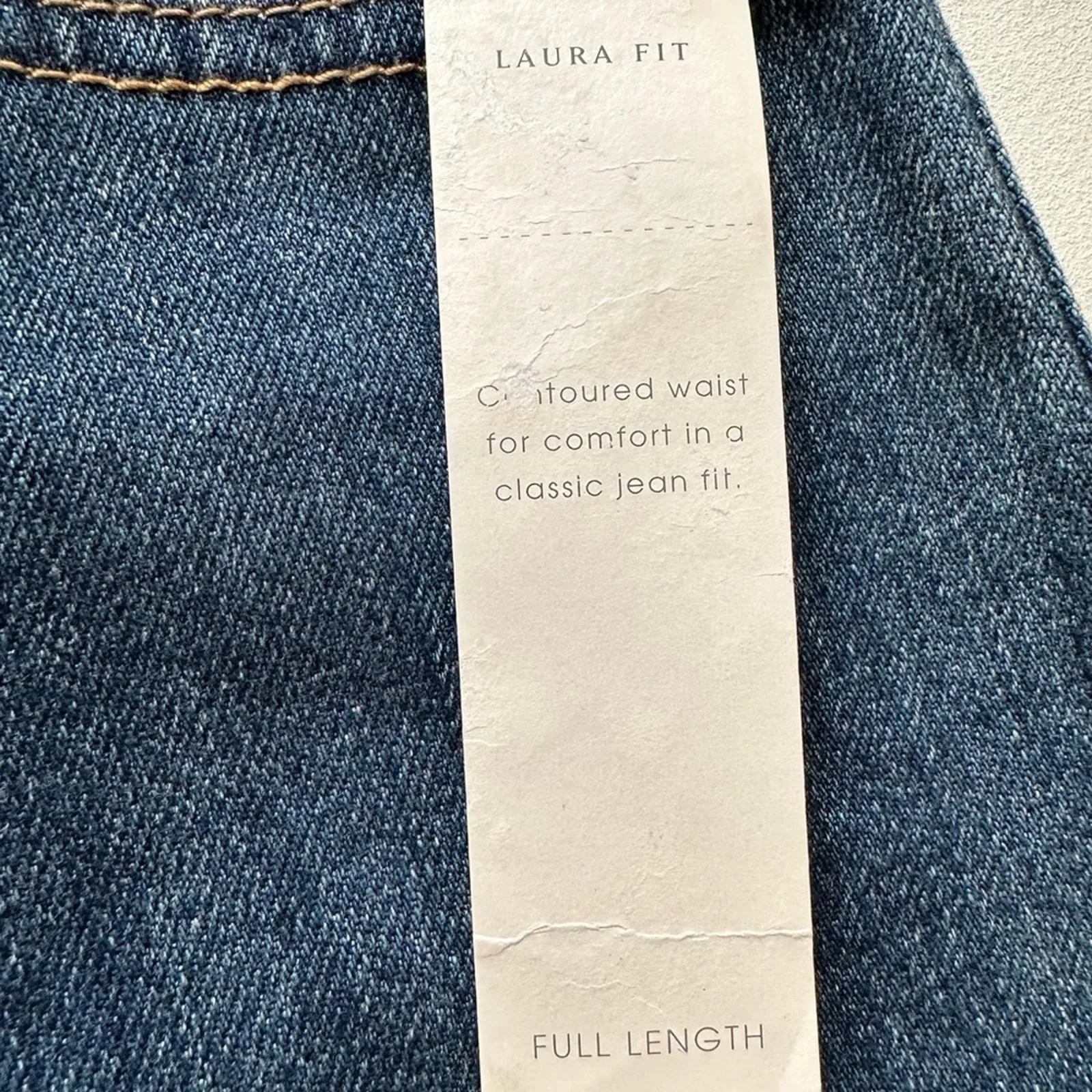 Charter Club Jeans Laura Fit Blue Wash Straight Leg Pants Jeans Size 6 NEW - Image 10