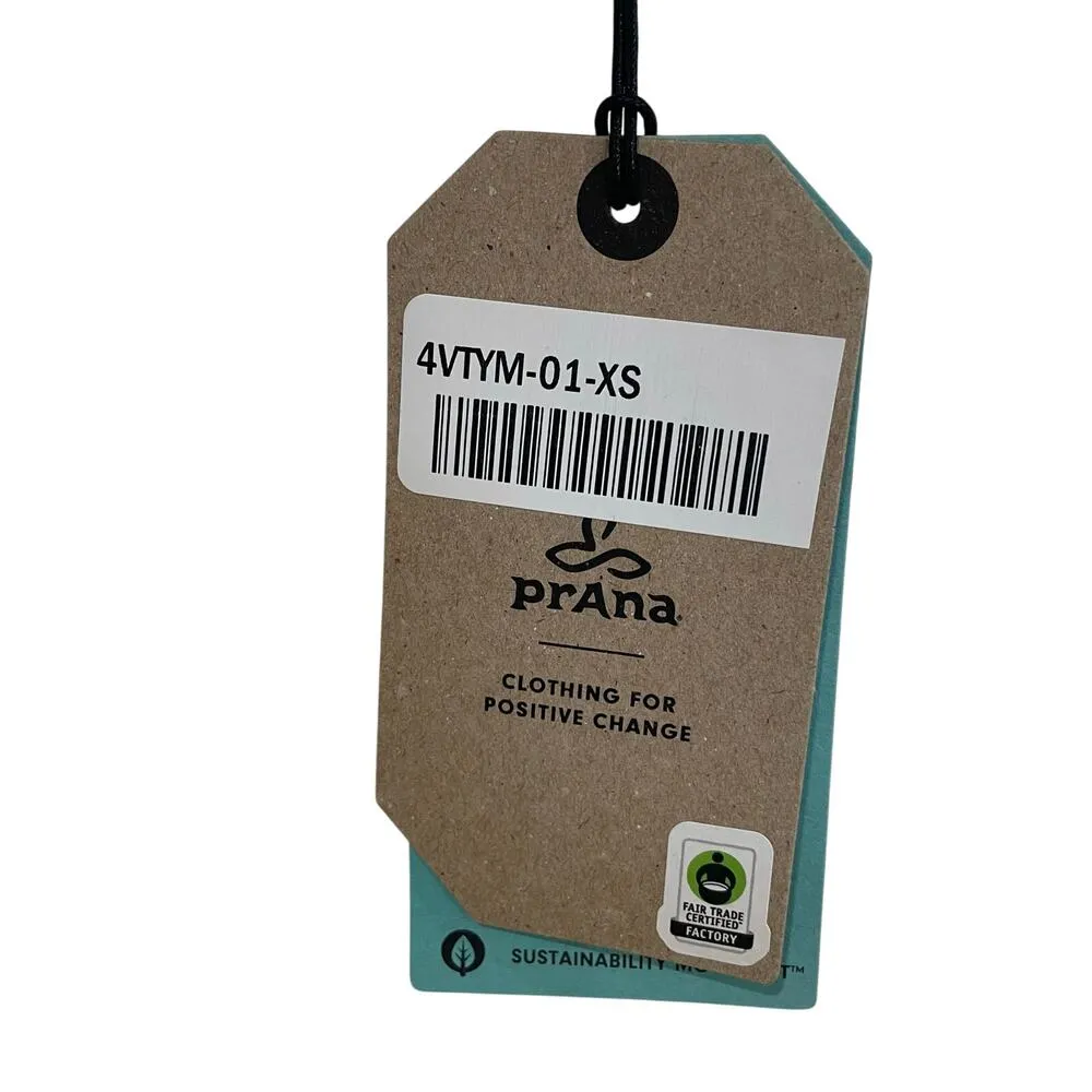 NWT Prana Black Criss Cross Layna Sports Bra Size XS - Image 5