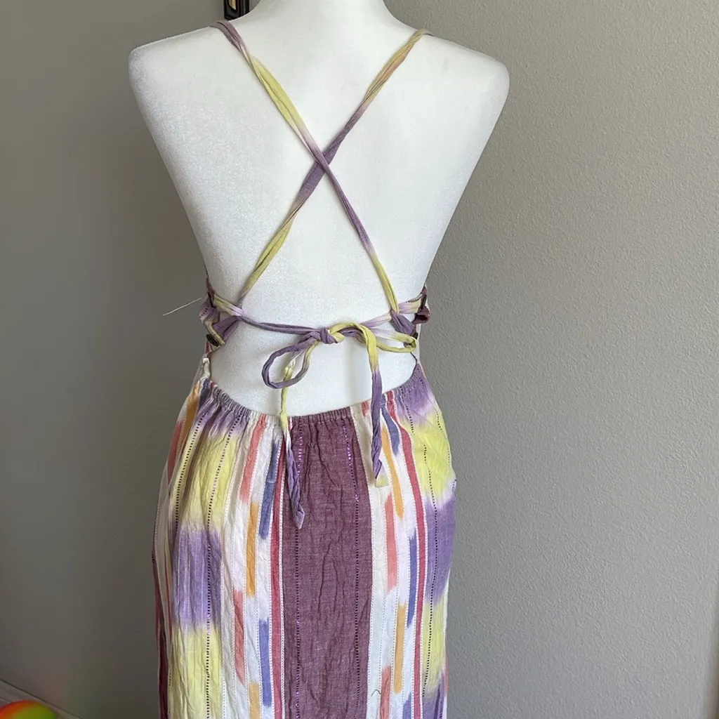 Hurley Vibrant Strappy Maxi Dress Size S - Image 5