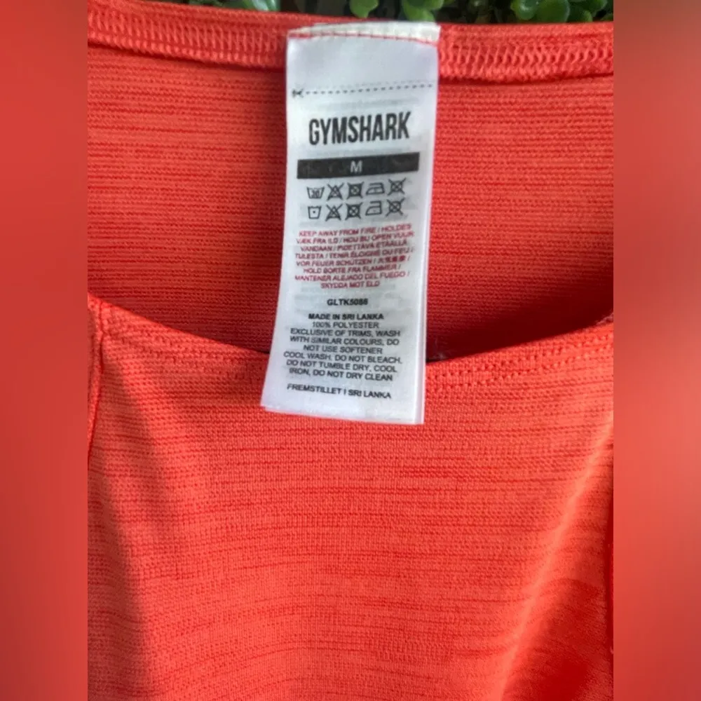 Gymshark Speed Tank | Women’s Medium| Orange/Coral Color EUC | Sold Out - Image 4