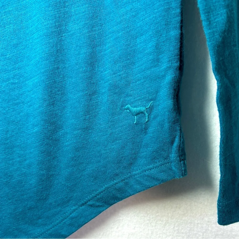 Pink Victoria's Secret Long Sleeve Shirt S Tee T Shirt V Neck - Image 2