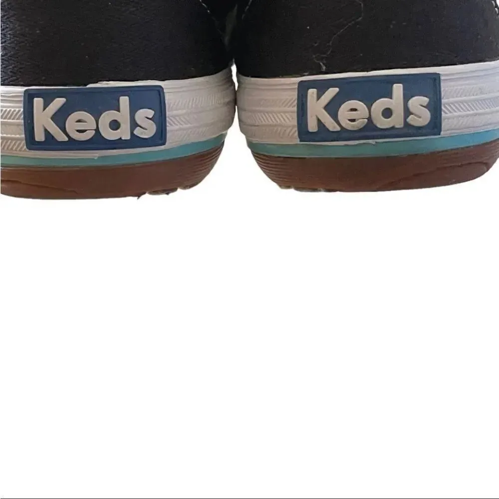 Keds Black Slip On Canvas Ortholite Flats Woman's Comfortable Shoes SZ 6 - Image 3