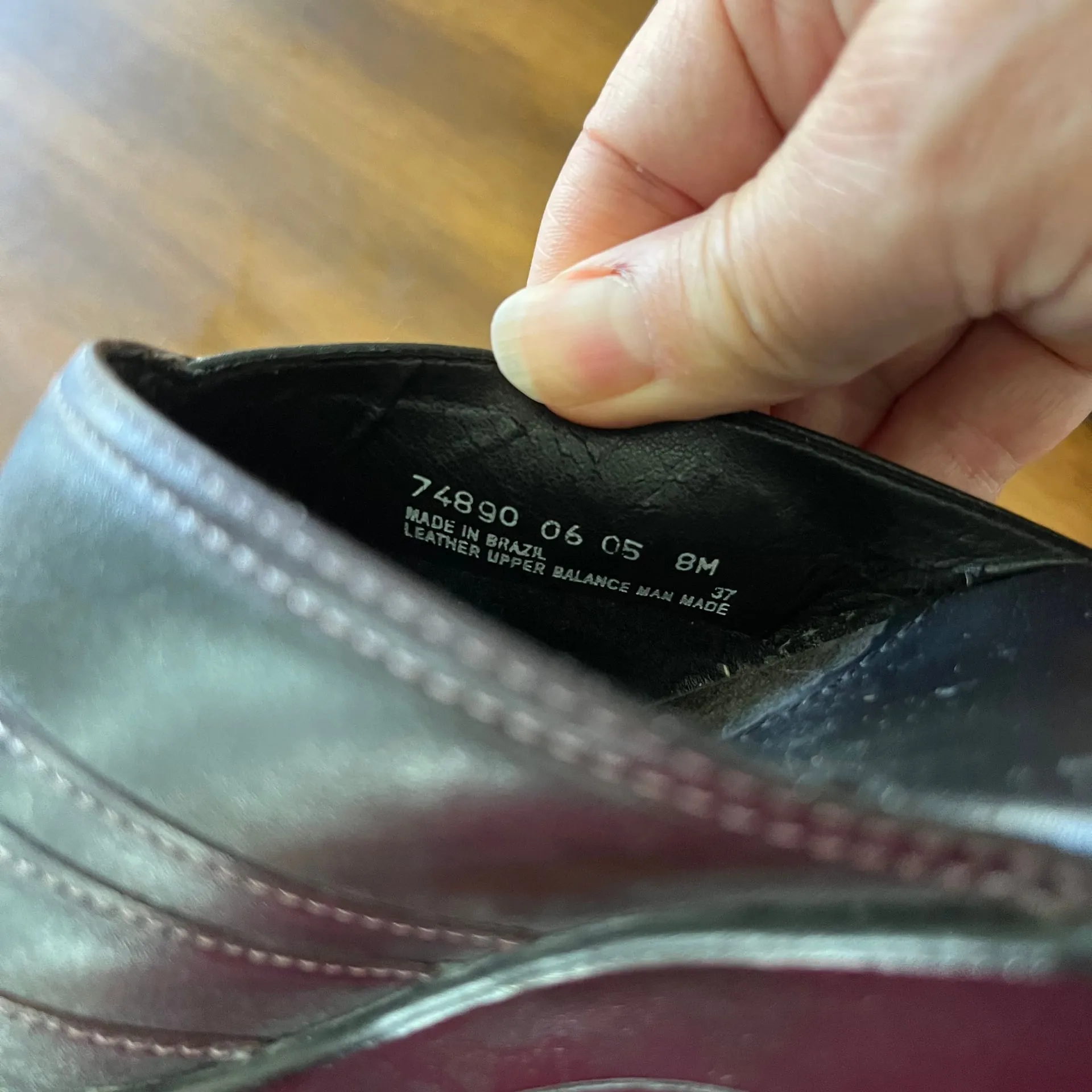 Clarks Black Leather Slip-On Mules Clogs - Image 7