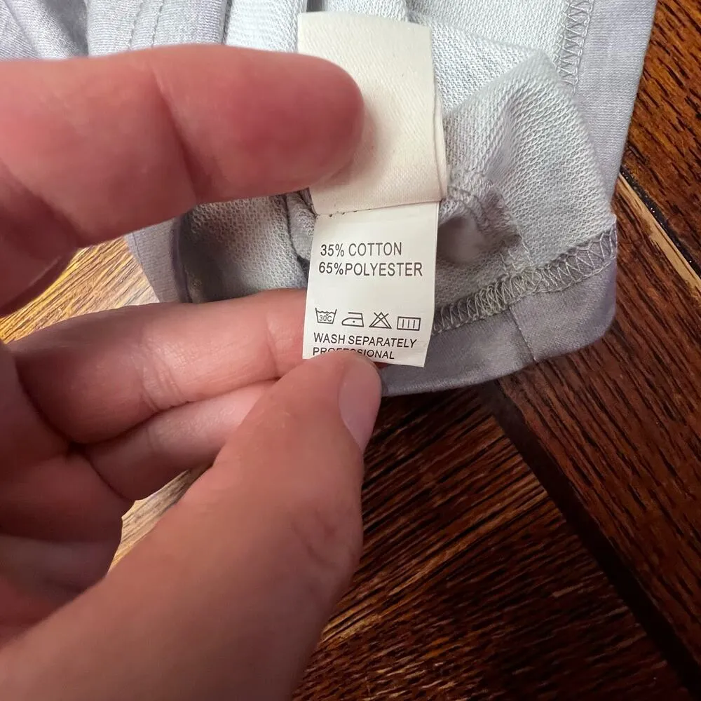 Rue 21 Romwe Gray White Tie Dye Skull Butterflies Halloween Crop Top Sm Size 4 - Image 12