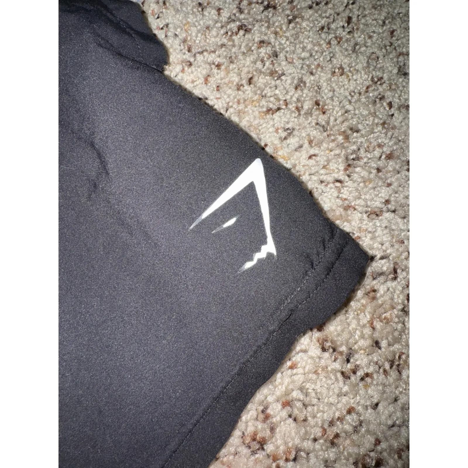 Gymshark Black Athletic Shorts Womens XS Logo Gym Workout Training - Image 2