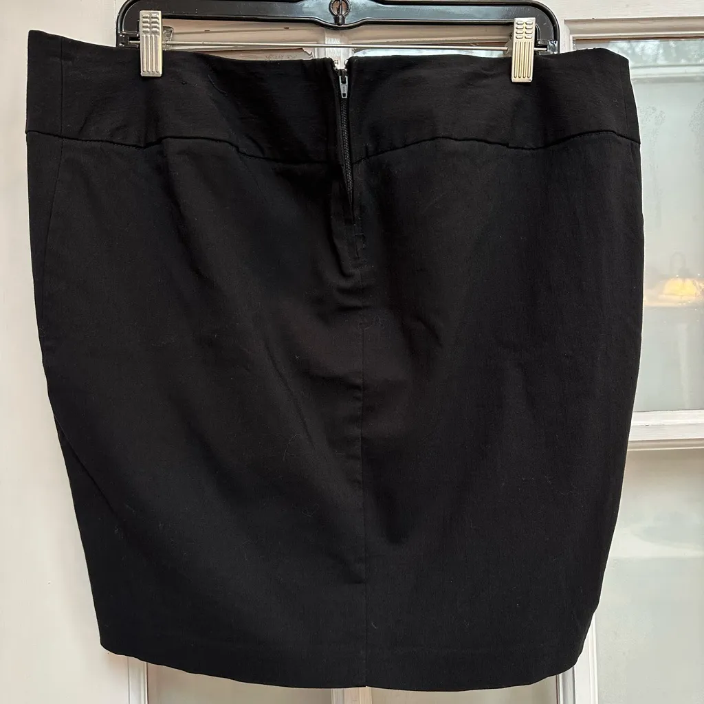Vintage Torrid Y2K Classic Chic Timeless Black Mini Skirt Plus Size 16 Pinup - Image 3