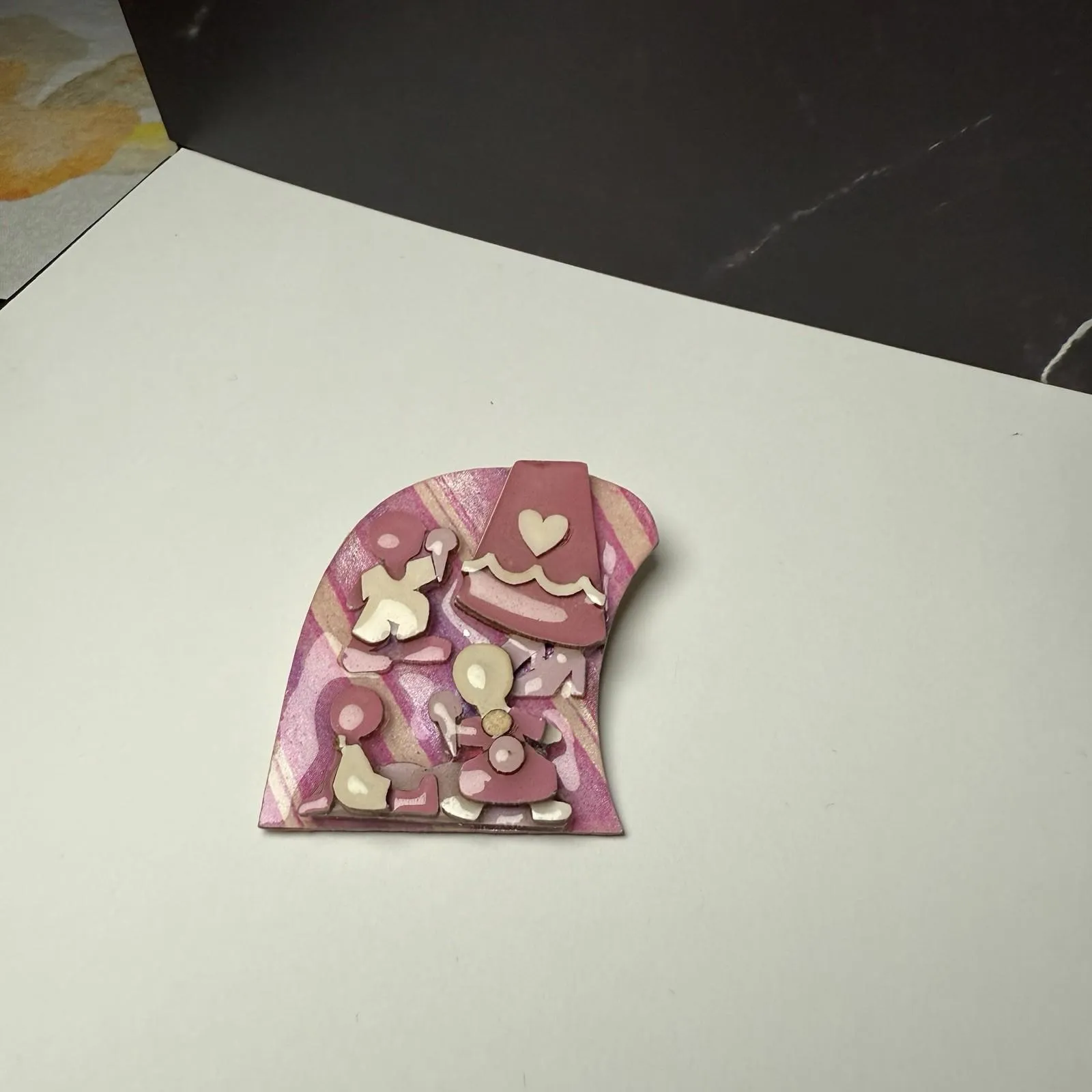 Children With Ice Cream Little People Pins By Lucinda Brooch Pin Handcrafted - Image 9