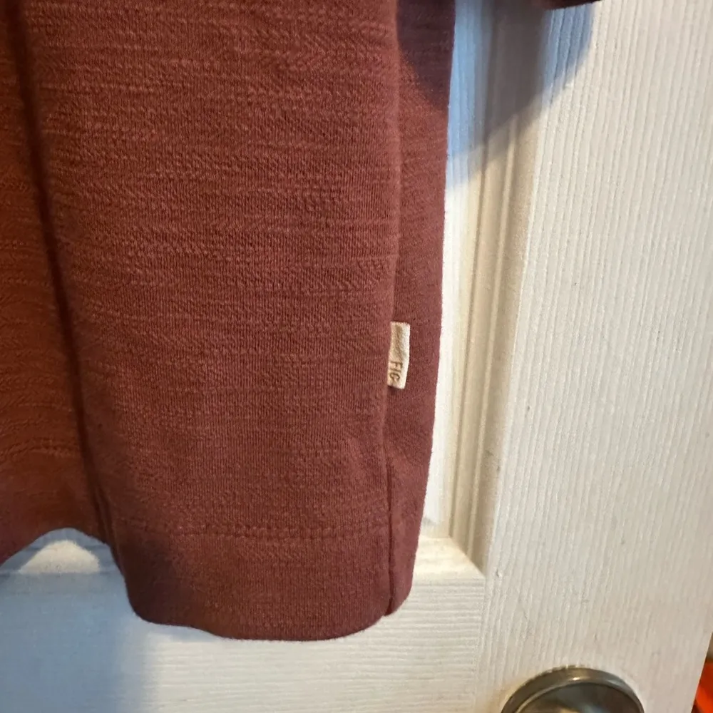 Women's Rust Open Front Cardigan Brown Size XL - Image 2