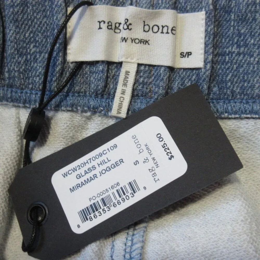 NWT rag & bone Miramar Jogger in Glass Hill Photo Print Faux Jean Sweatpants S - Image 3