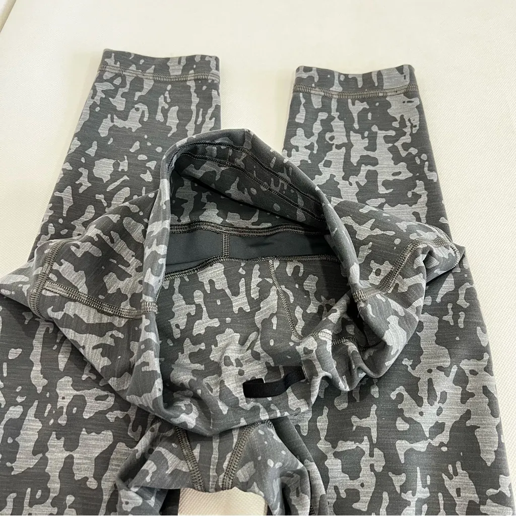 Lululemon Wunder Train High-Rise Tight 25" Heathered Black Asphalt Grey Size 4 - Image 7