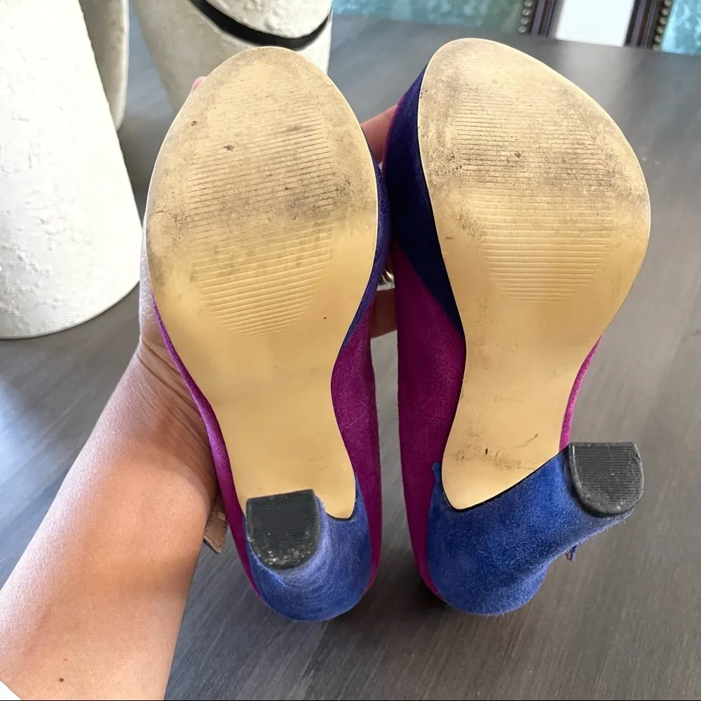 Steve Madden color block platform pumps heels - Image 7