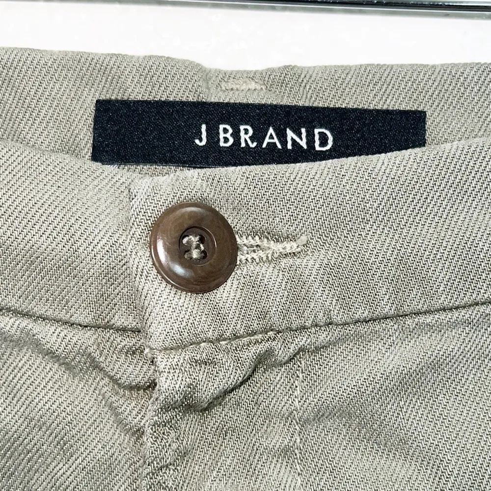 J Brand Women's Vin Garris Olive Green Cargo Straight Leg Pants - Image 4