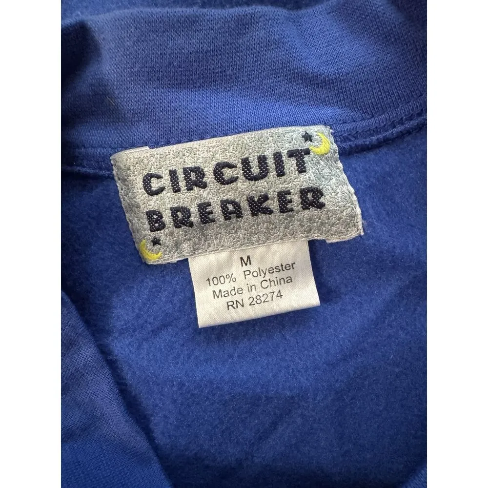 NWT Circuit Breaker Vintage Teddy Bear Fleece I Love You Long Nightgown Medium Blue - Image 6