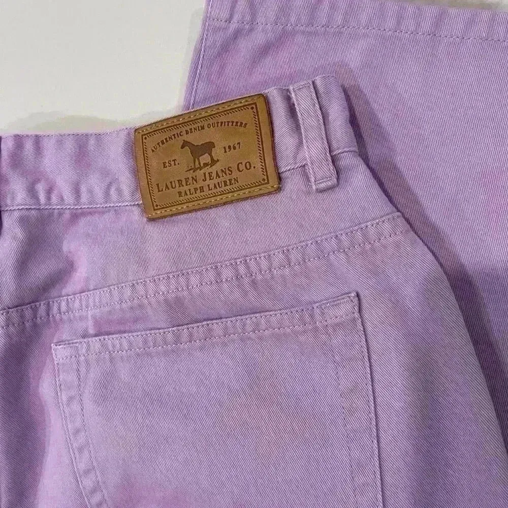 Lauren Jeans Co Ralph Lauren Lavender Purple Cropped Pants Capri Jeans Women’s 6 - Image 7