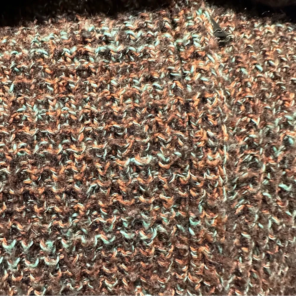 Women’s prAna Long Zip Sweater With Pockets Size Medium Brown Multi Colored - Image 7