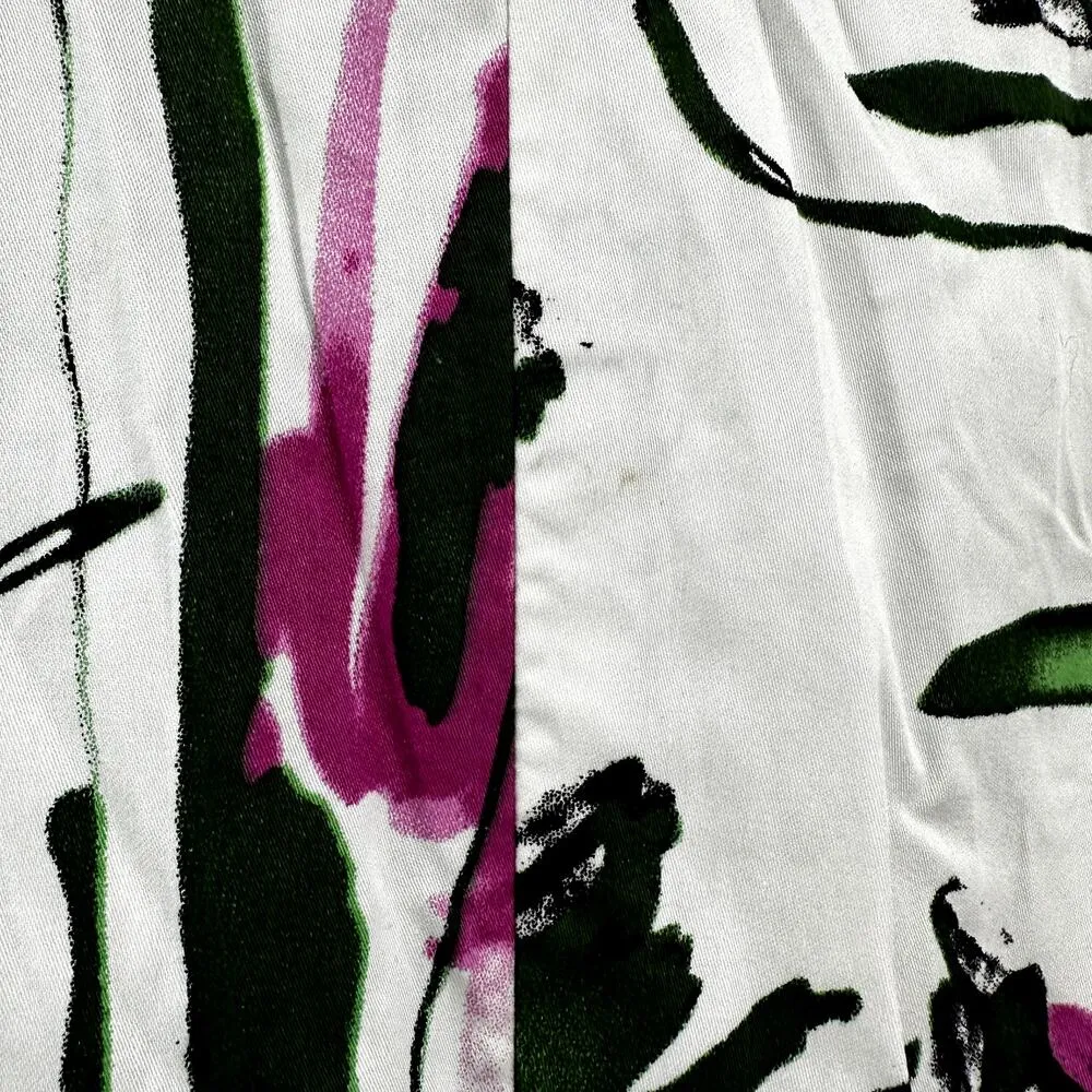 J. Peterman Southern Belle Dress Sleeveless Midi Floral Surplice Pleated 16 - Image 5