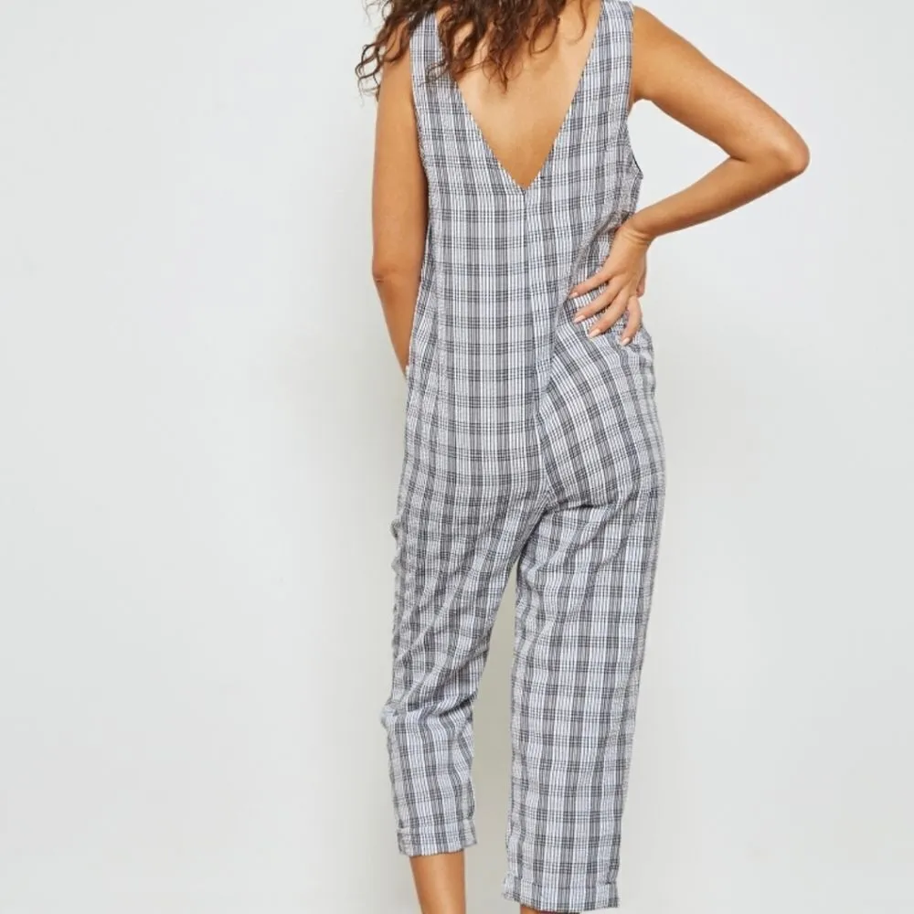 Topshop Black & White Jumpsuit (6) - Image 2