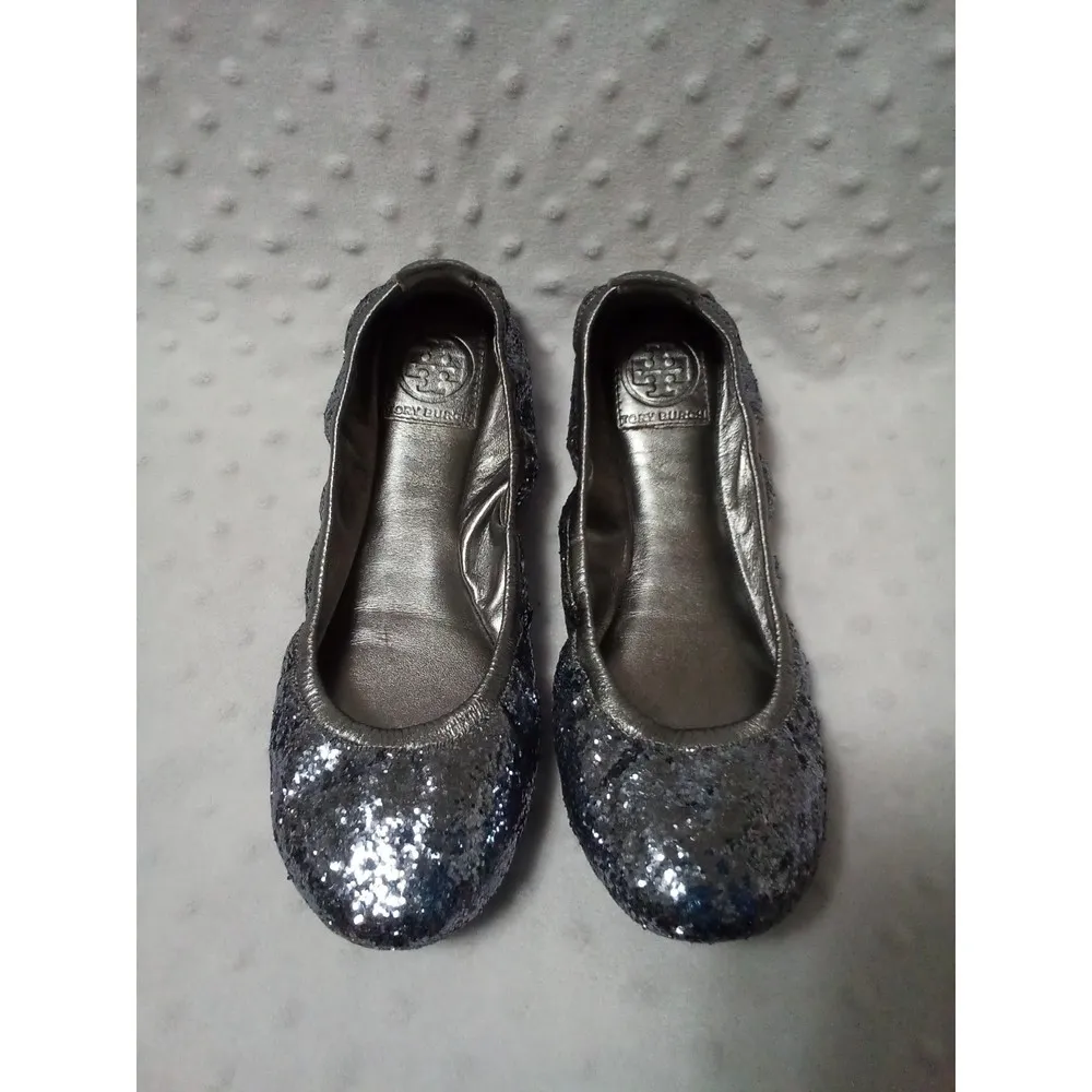 Tory Burch glittery ballet flats - Image 7