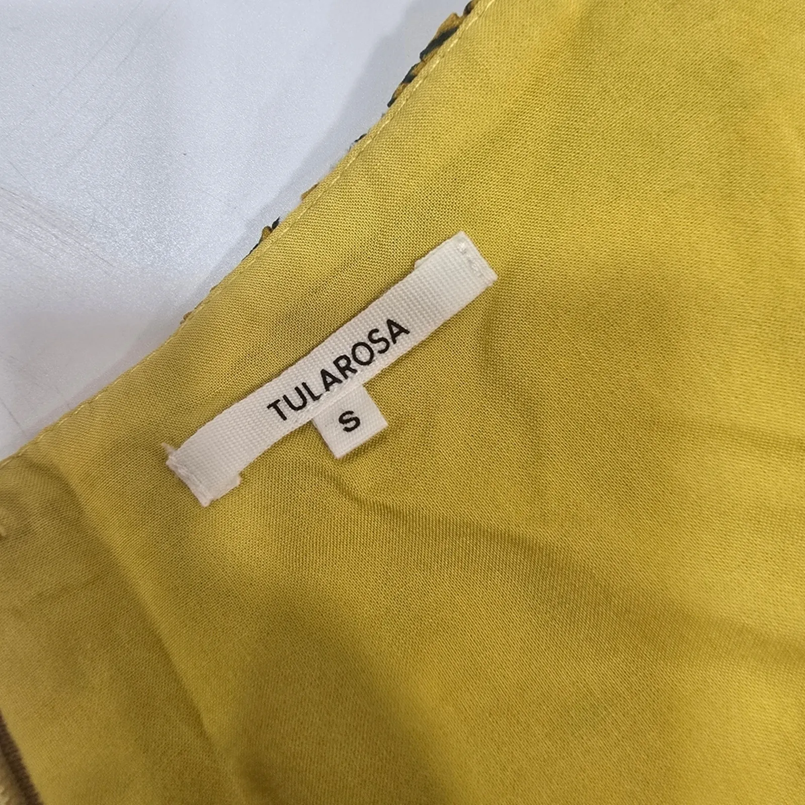 Tularosa Lily Dress in Yellow Dolly Floral Small - Image 13