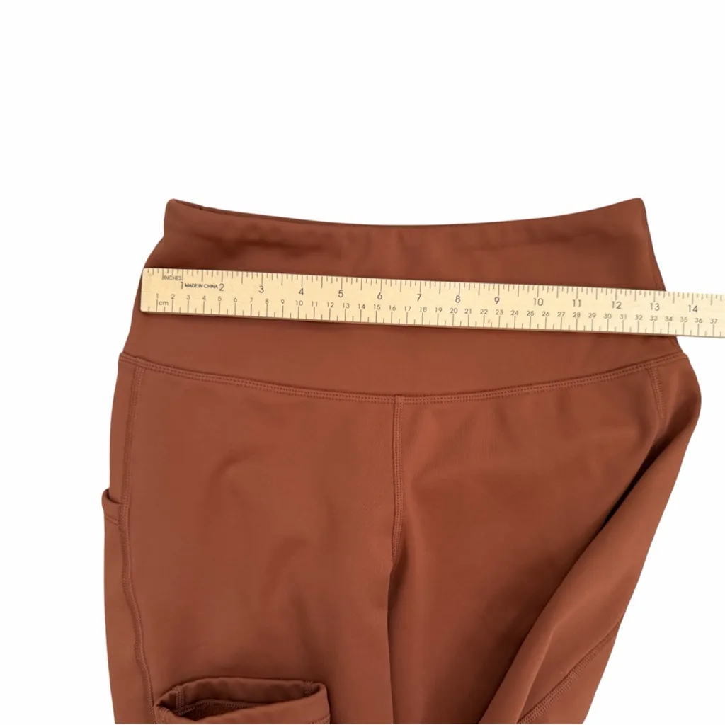 Stoic Fleece Lined Leggings Brown - Image 7