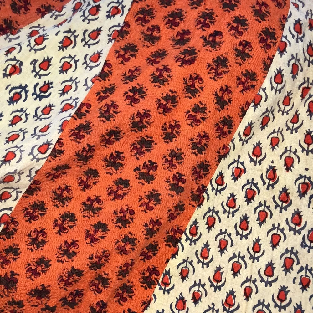 VINTAGE floral maxi skirt size small Yellow - Image 9