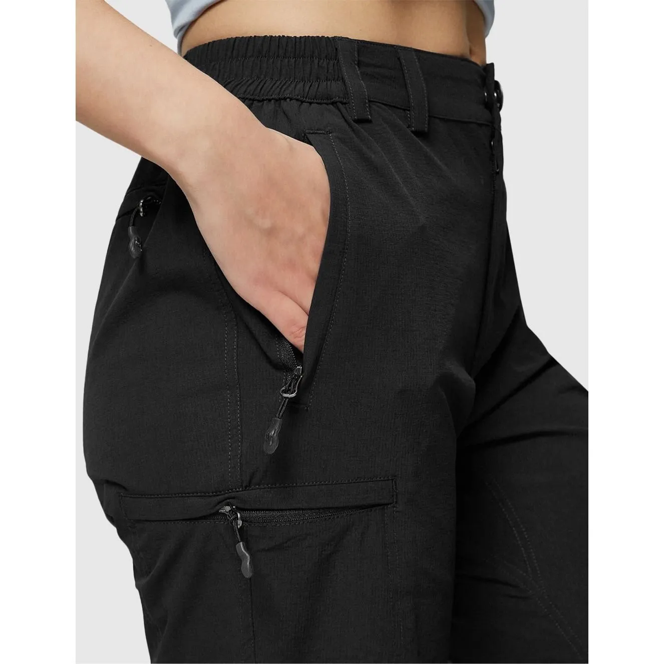 ✨Mier Women's Quick Dry Cargo Pants Lightweight Hiking Black Sz 12 Pants✨ - Image 5