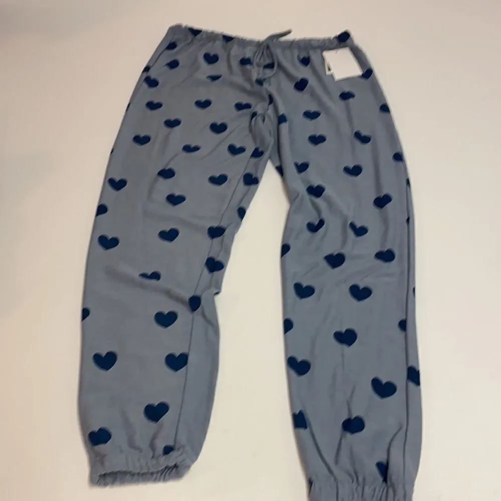 NWT Chaser Blue Hearts joggers C29 - Image 3
