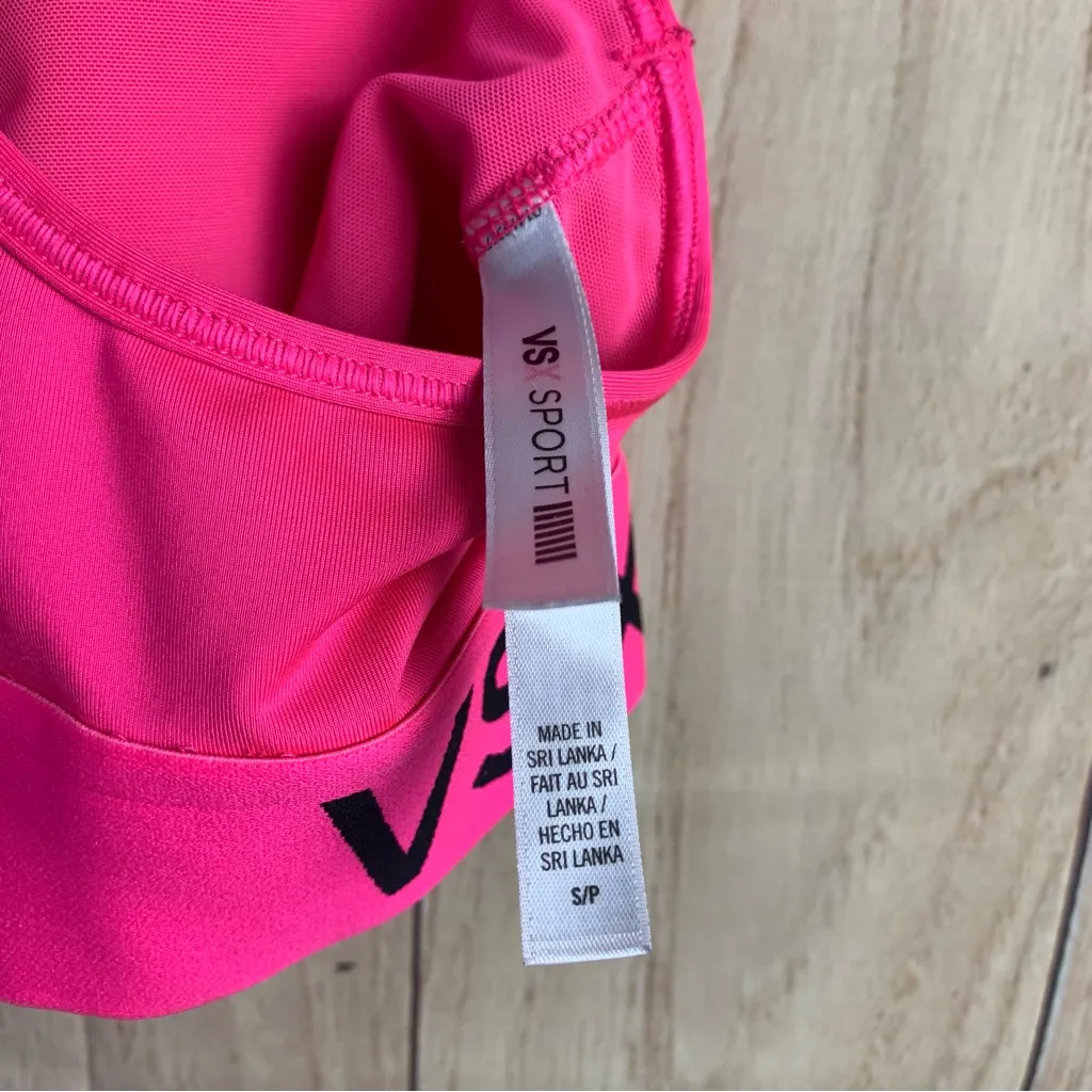 VSX Neon Pink Sports Bra - Image 5