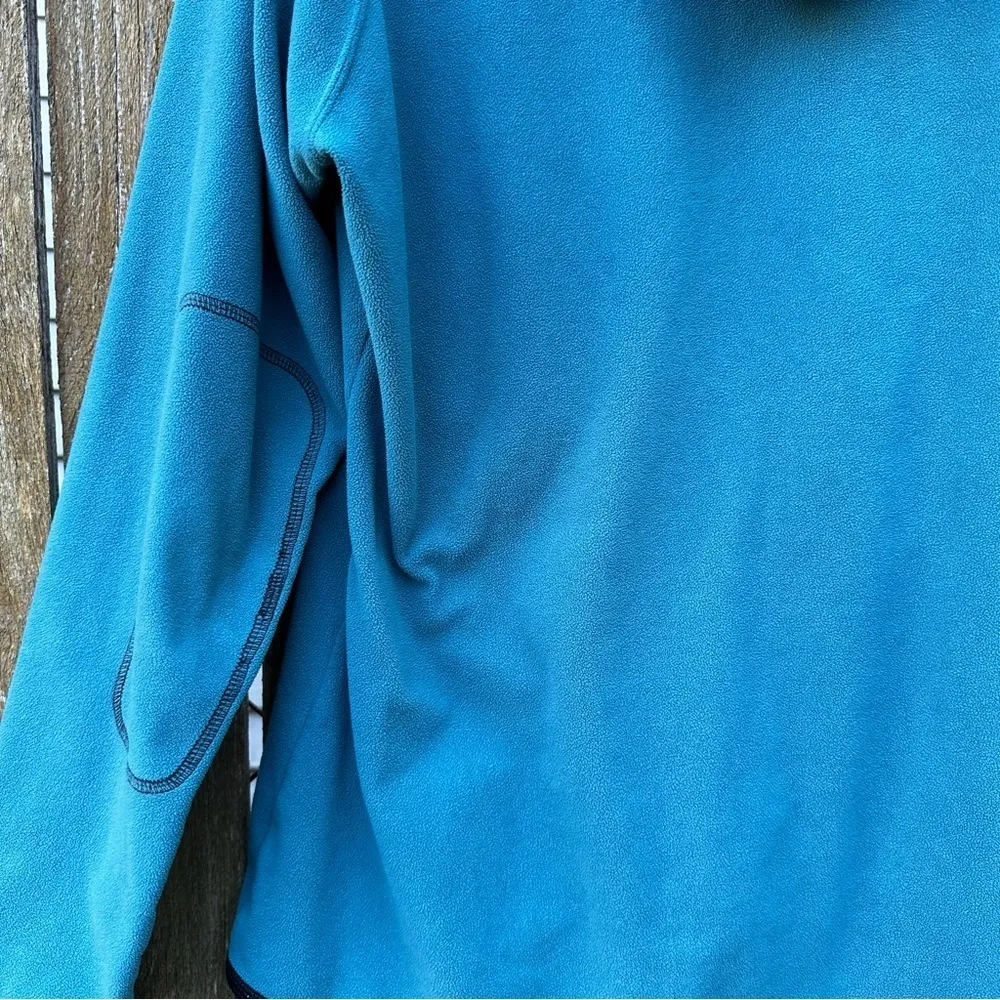 The North Face Teal Hooded Zip Fleece Jacket TKA 100 Sz XL - Image 11