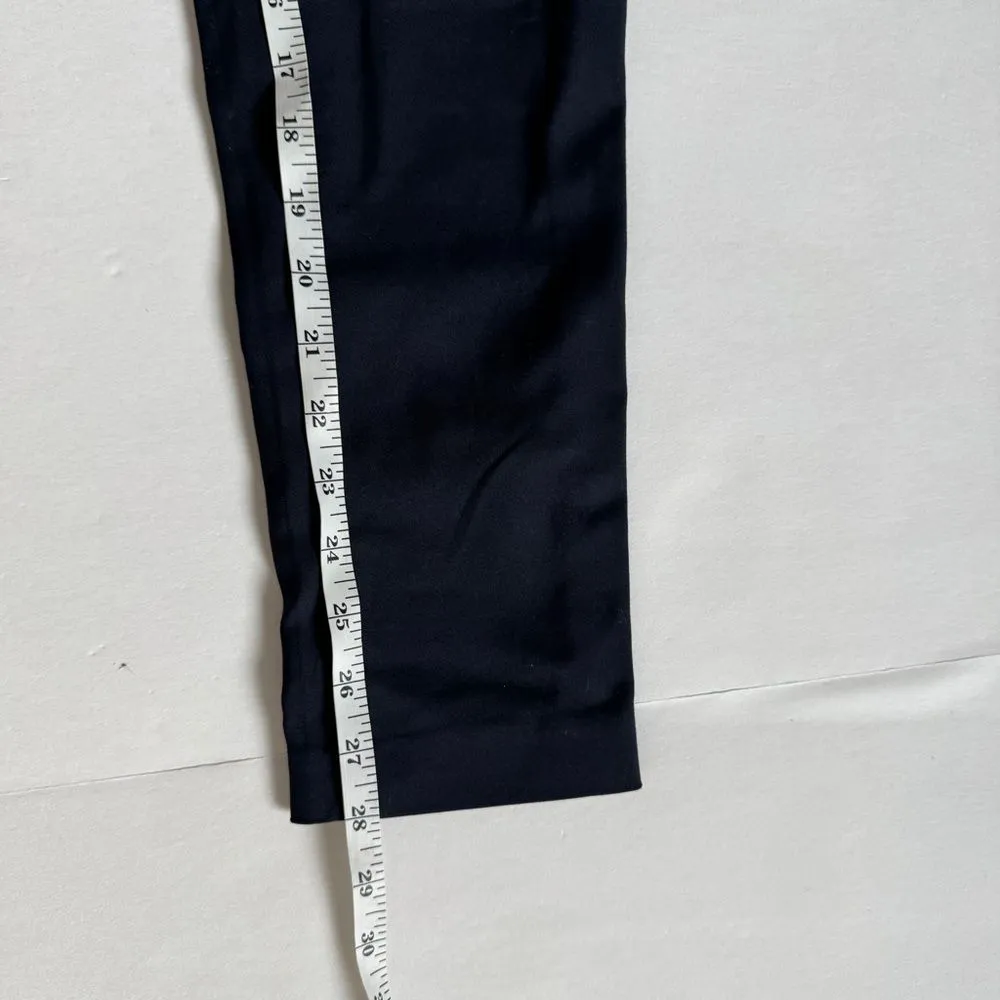 FRNCH Paris Navy Straight Leg Ankle Cropped Size Small NWT - Image 6