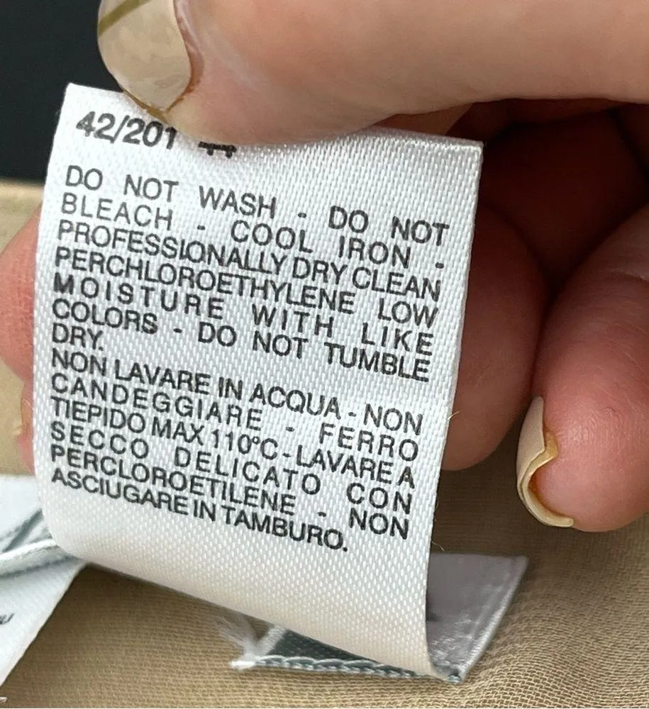 MaxMara Max Mara Gold Sheath Dress SZ 10 Cotton Silk Blend Sleeveless Scoop Neck - Image 4