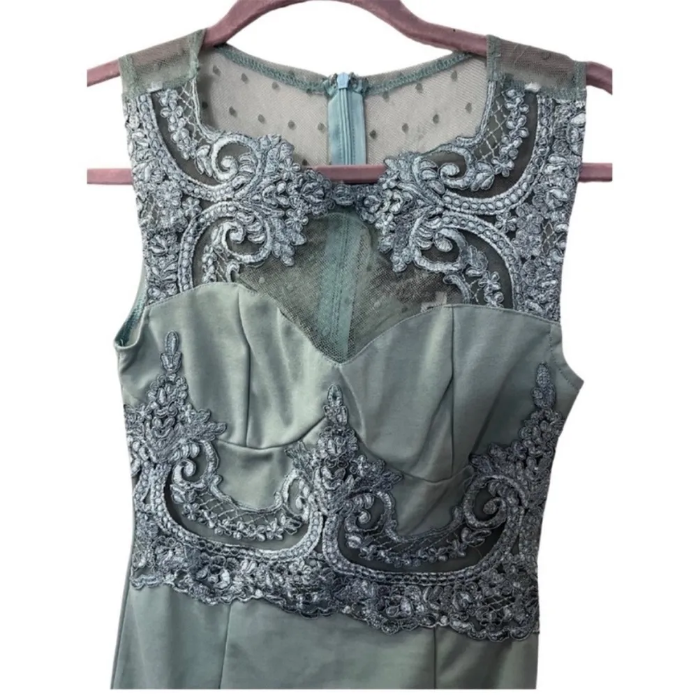 AX Paris lace bodycon dress in duck blue UK size 8/US size 4 - Image 5