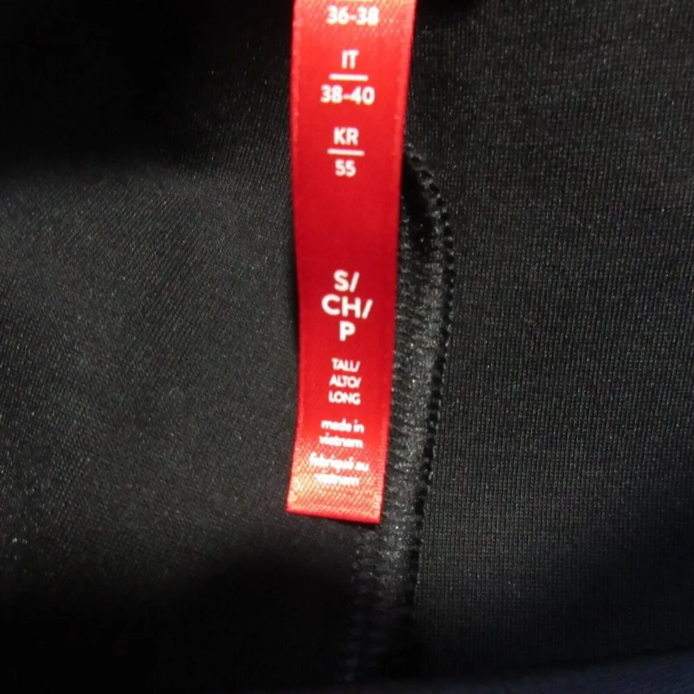 NWT SPANX 20543T The Perfect Double Slit Flare in Black Knit Ponte Pants S Tall - Image 4