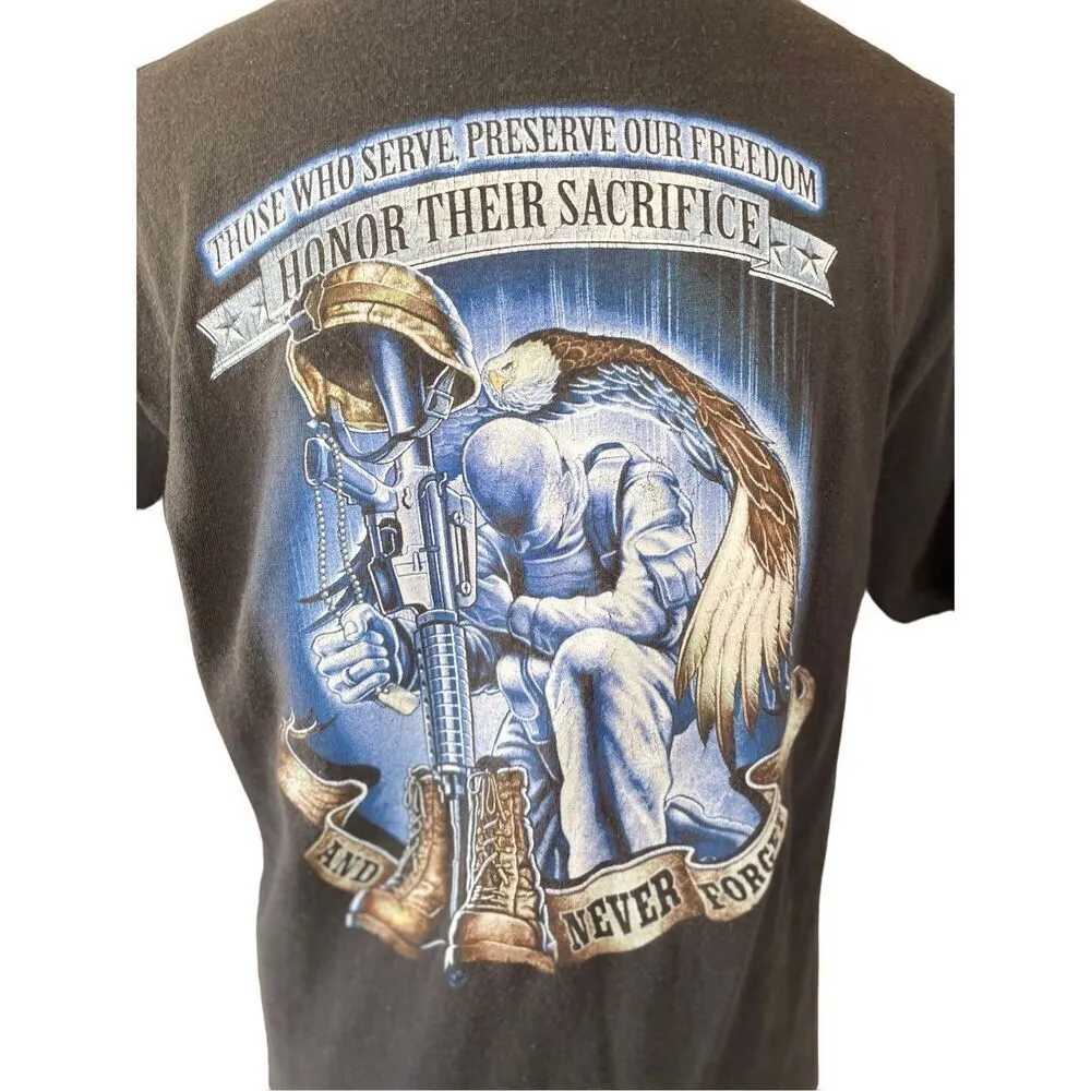 Those Who Serve Preserve Our Freedom Graphic T - Image 5
