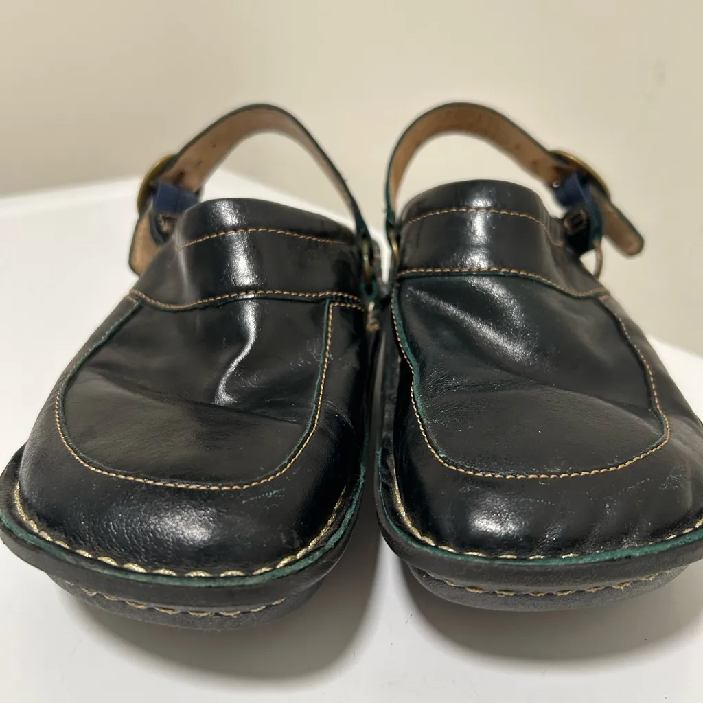 Alegria Slingback Clogs Black Size 6 - 6.5 US  36 EU - Image 4