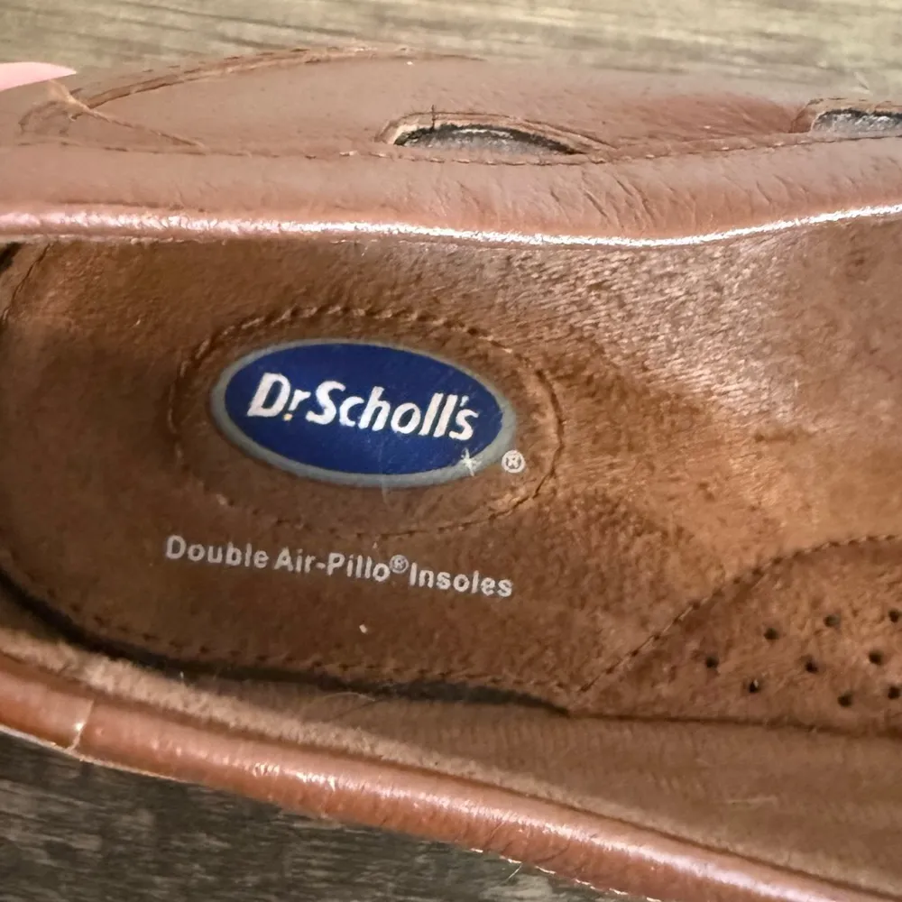 Dr. Scholl’s Brown Leather Embroidered Loafers Shoes Slip On Women’s Size 11 - Image 4