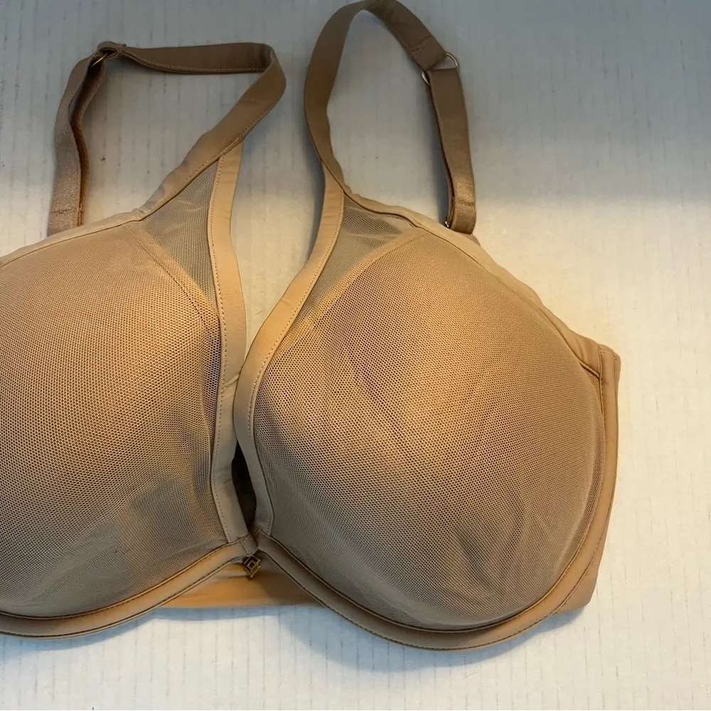 Third Love Bra 24/7 Classic Contour Plunge Bra Classic Taupe Sz 32G /32DDDD EUC - Image 5