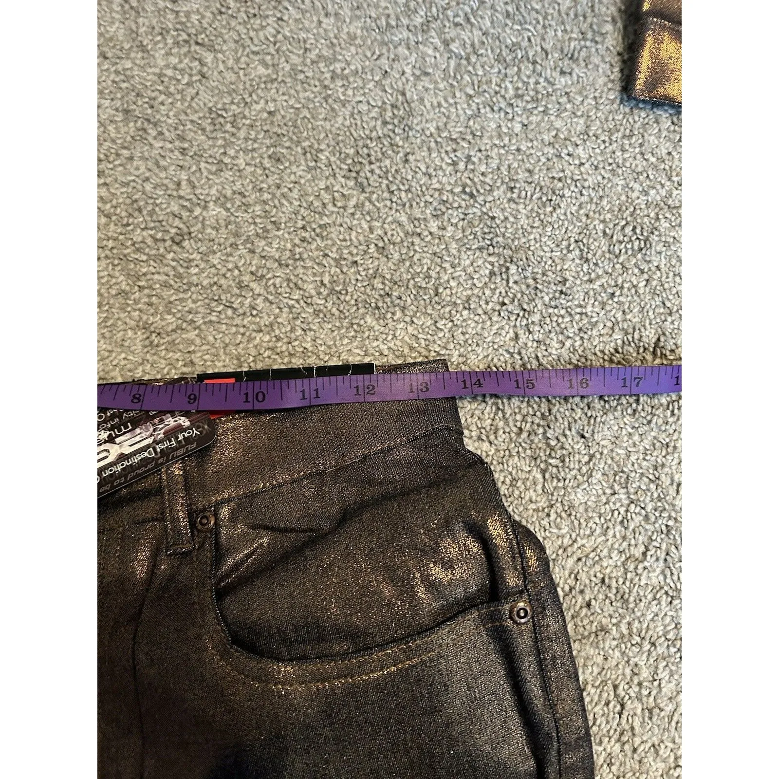 Vintage Y2K FUBU Metallic Brown Pants 7/8 And Matching Jacket 9/10‎ NWT Size M - Image 9