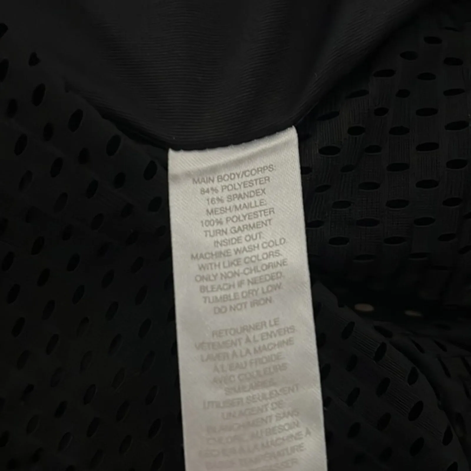 Z by Zella Shirt‎ Womens Medium  Black Cowl Neck Performance Workout Athleisure - Image 7