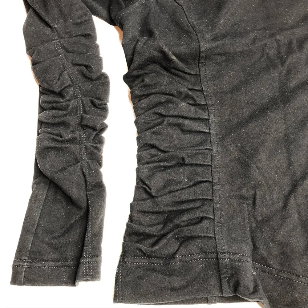 Lululemon Solace Jacket Black Asymmetrical Zip - Image 6