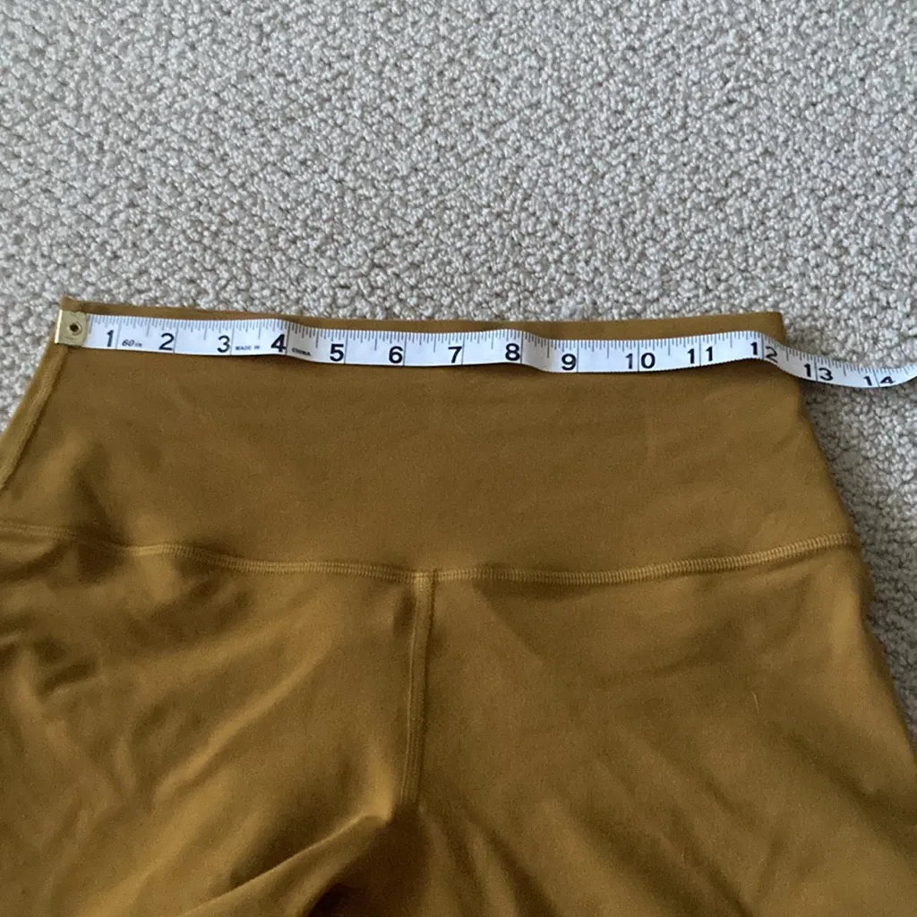 LULULEMON Align HR Short 8” Gold Spice Nulu Size 6 High Rise Biker Shorts GUC - Image 10