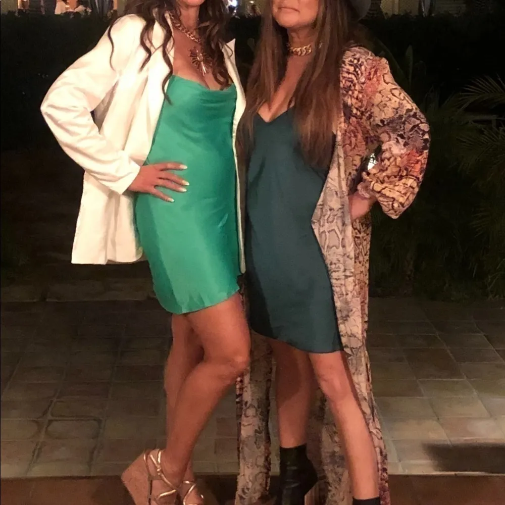 Nordstroms Luli Fama animal print snakeskin tunic cover up kimono resortwear - Image 7