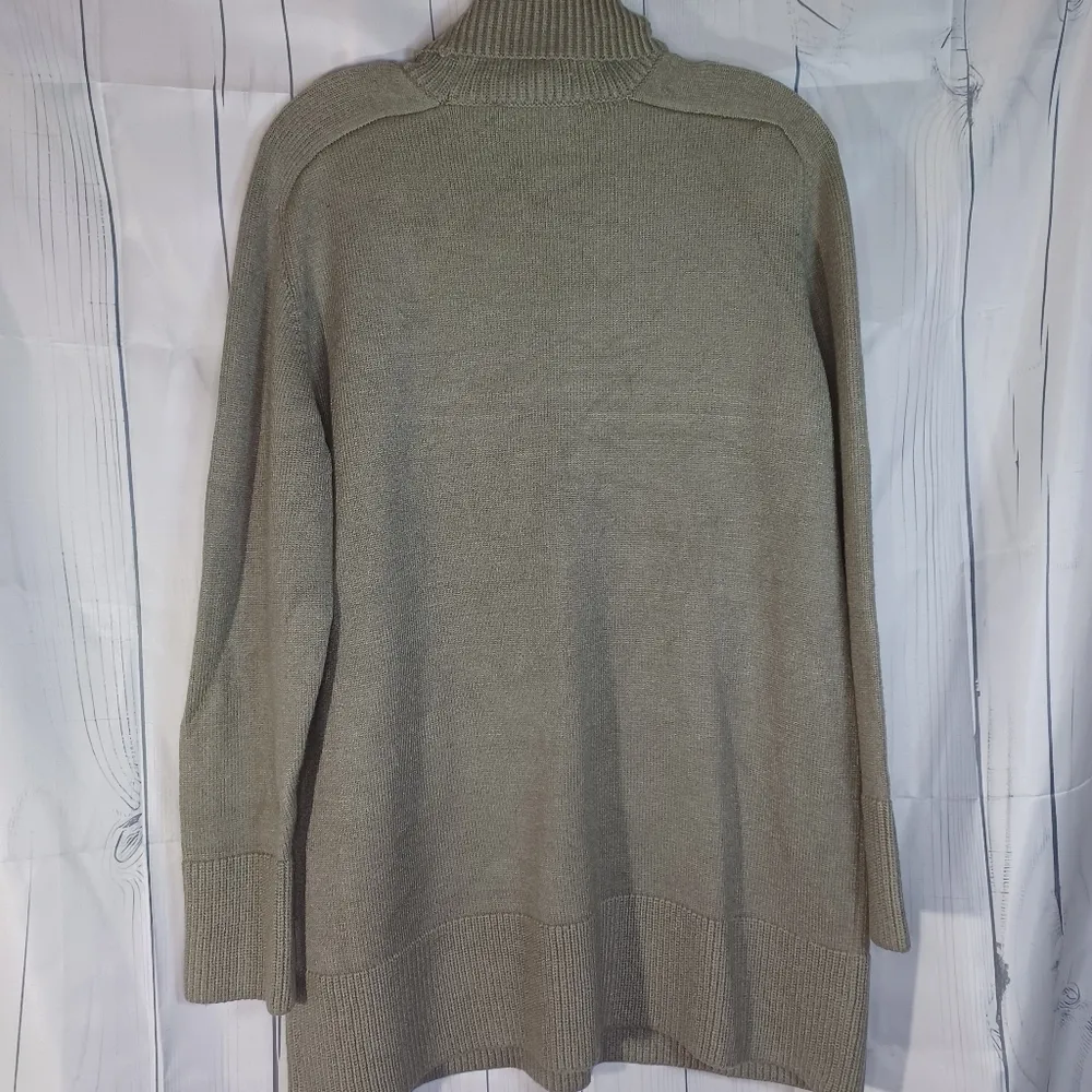 Zara turtleneck neck long sleeve oversized long sweater - Image 7