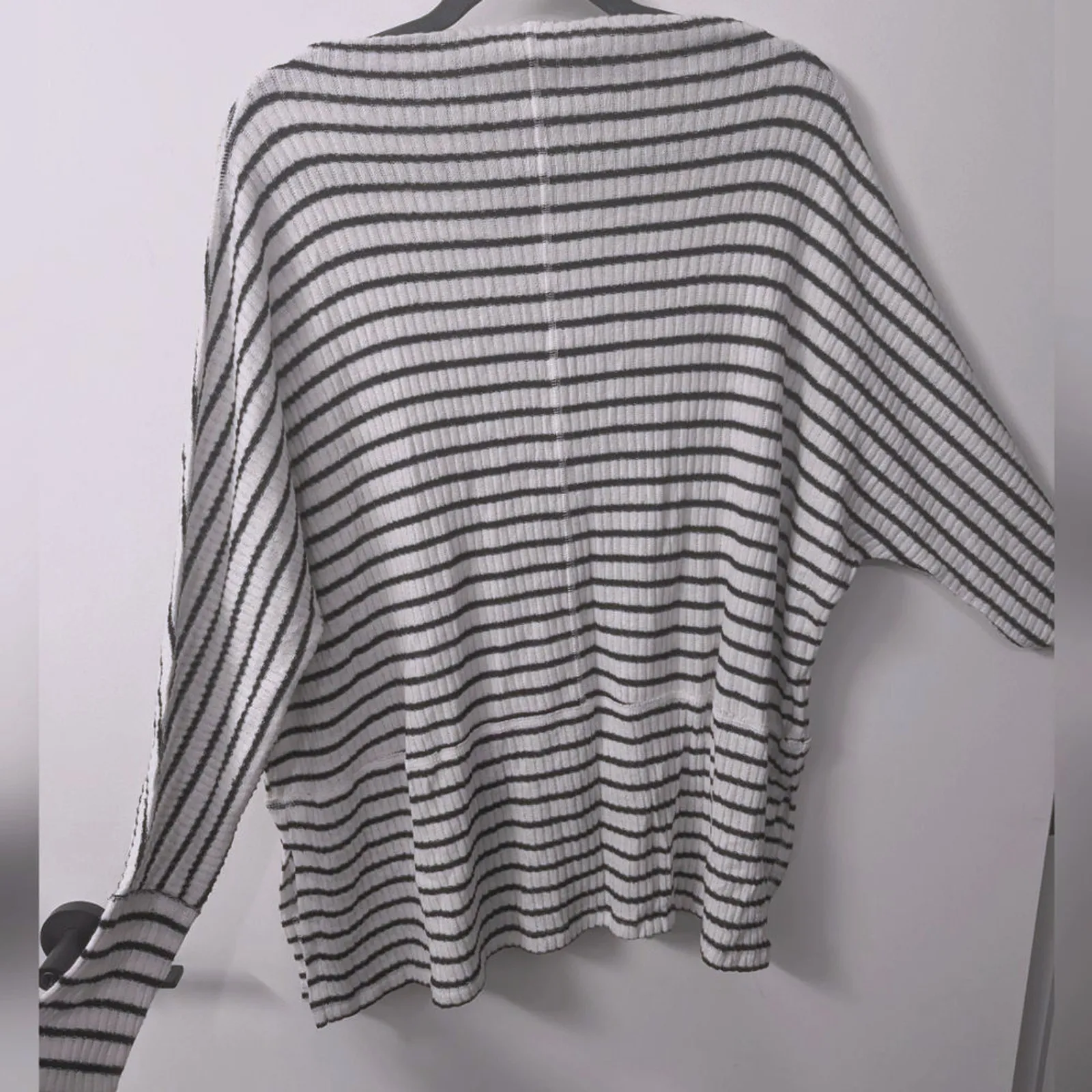 🆕 Maurices Plus Size 0 0X Black White Striped Casual Tunic Top Shirt NWT - Image 3
