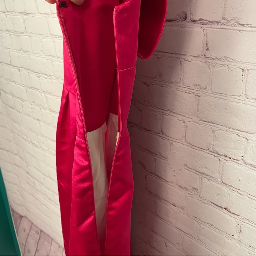 THREAD Pink Cowl Neck Sheath Mini Dress With Pockets Size 0 prom event bridesmai - Image 5