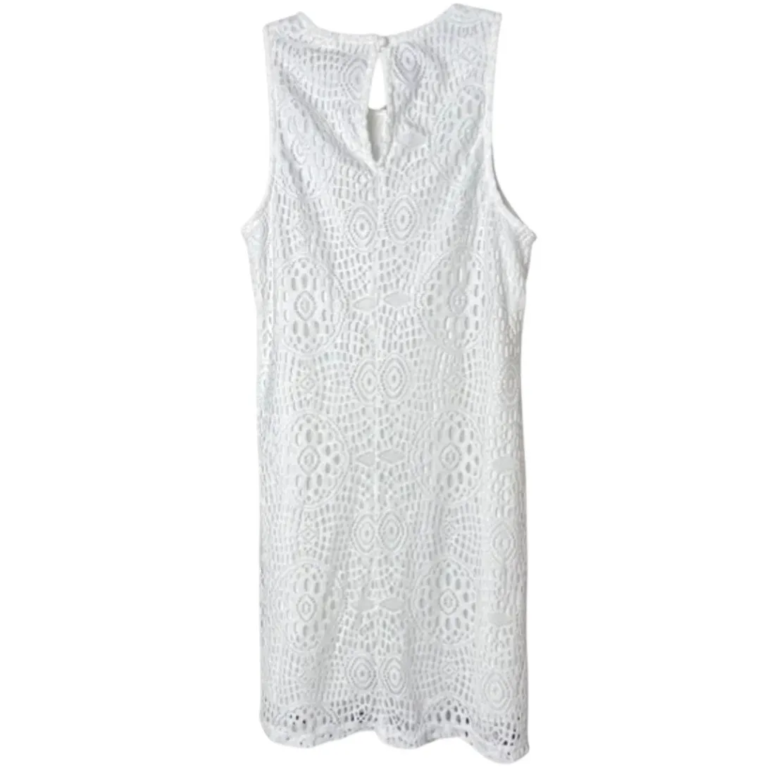 Speechless Ivory White Crochet Lace Sleeveless Dress Women S Summer Casual Party - Image 3